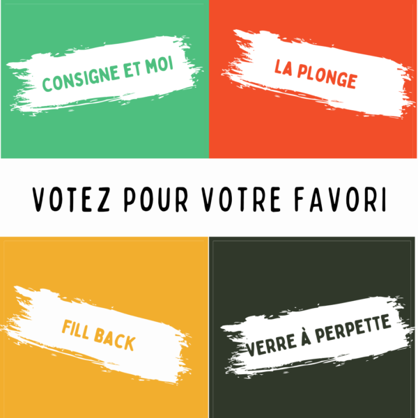 Votez pour un nom pour la nouvelle filière de réemploi du verre en Dordogne !
